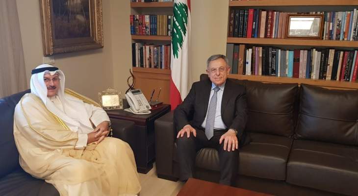 السنيورة بحث مع القناعي بالأوضاع الراهنة في البلاد والعلاقات الثنائية