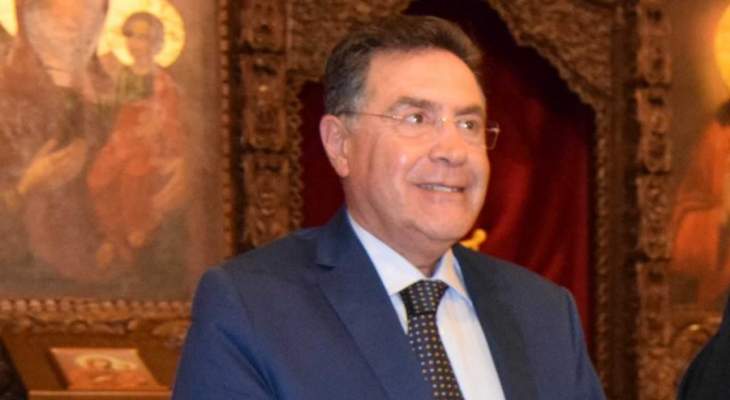 نقولا التويني يعزي العراق بضحايا حريق مستشفى الحسين في ذي قار