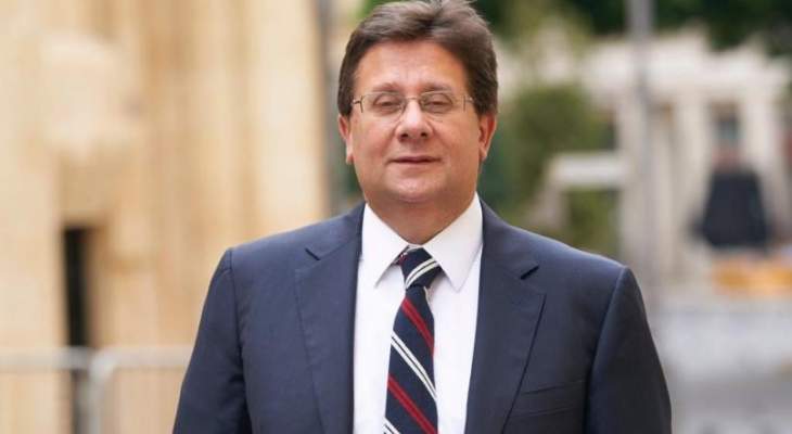 وصول كنعان الى الصرح البطريركي للقاء الراعي