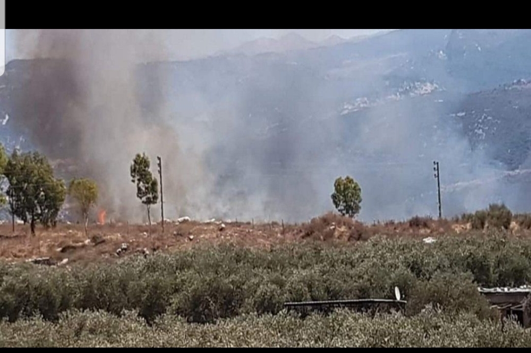 اندلاع حريقين في خراج اميون