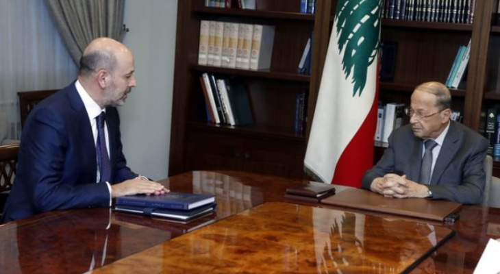 الرئيس عون تسلم من القاضي بدران تقريرا عن قطع حساب موازنة 2019