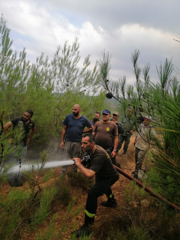 اهماد حريق في احراج عكار وبساتينها