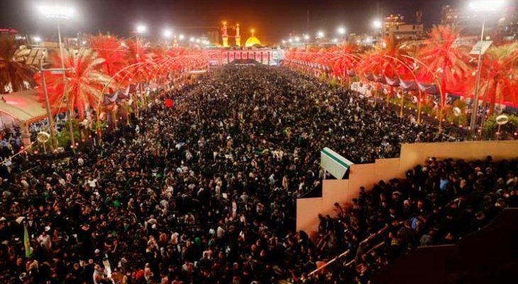 احياء مراسم أربعينية الإمام الحسين في كربلاء وسط إجراءات أمنية مشددة