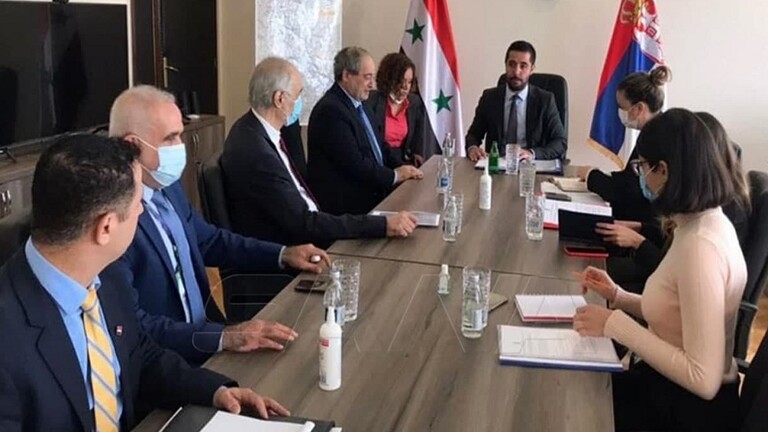 المقداد يبحث مع وزيرين صربيين العلاقات الثنائية بين البلدين وسبل تعزيزها