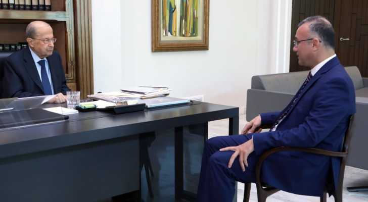 رئيس الجمهورية تلقى برقيات تهنئة بمناسبة ذكرى الاستقلال واستقبل درويش وعكر