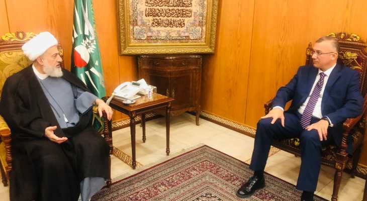 درويش إلتقى الخطيب: هناك أمل لرأب الصدع على مستوى الداخل بجهود الجميع