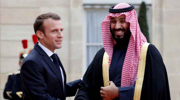مصدر في الإليزيه لـ"العربية": ماكرون وبن سلمان سيبحثان تخفيف التوترات في المنطقة خلال زيارته السعودية