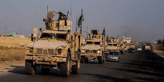 استهداف رتل عسكري للاحتلال الأمريكي بعبوتين ناسفتين في منطقة اليعربية شرق الحسكة