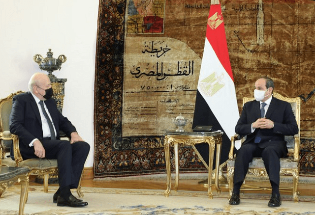 السيسي استقبل ميقاتي وعرض للعلاقات اللبنانية المصرية والوضع في المنطقة
