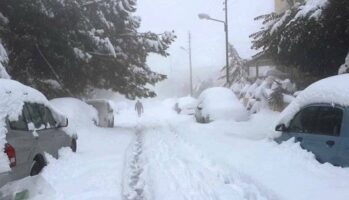 هذه الطرقات مقطوعة اليوم بسبب تراكم الثلوج