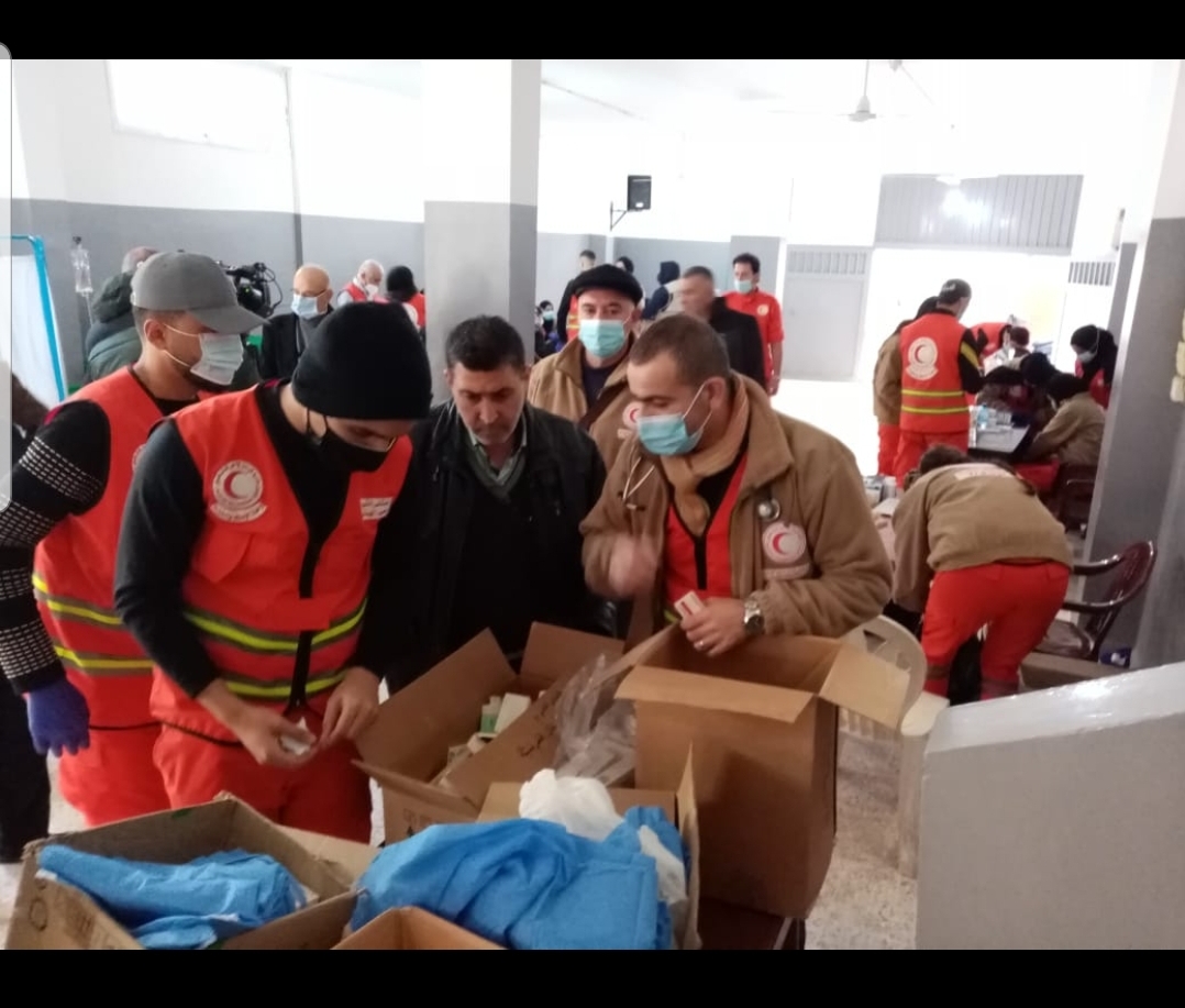 حملة صحية في مخيم البص