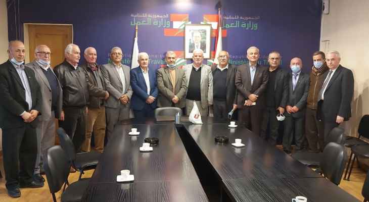 وفد من فصائل منظمة التحرير الفلسطينية التقى بيرم: الشعب الفلسطيني تحت سقف القانون