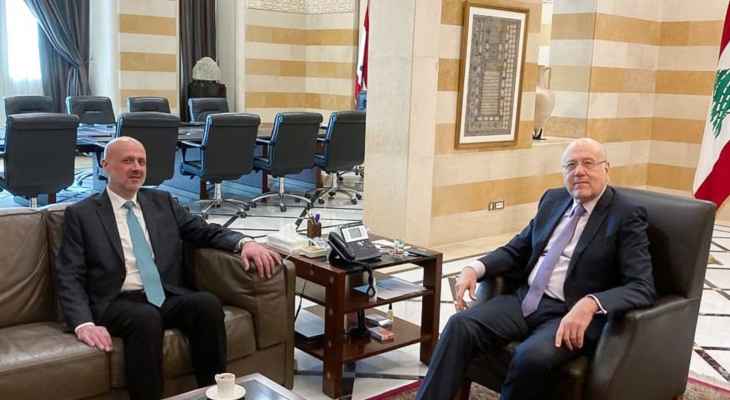 ميقاتي اجتمع مع مولوي واطلع منه على الوضع الأمني في البلاد