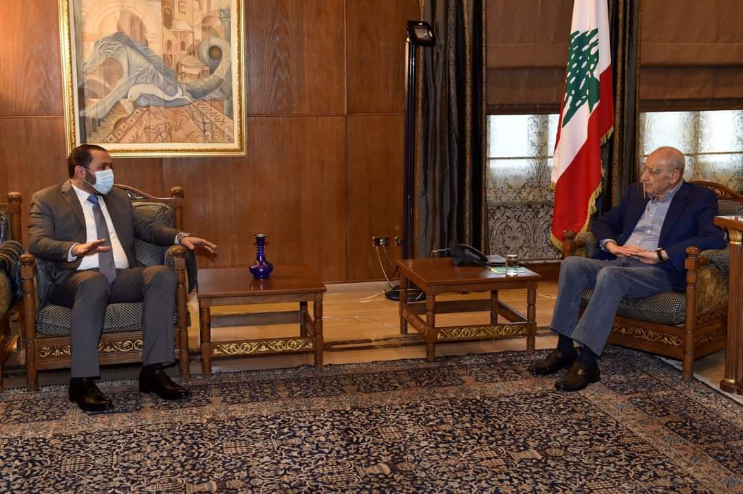 بري استقبل الامين القطري لحزب البعث العربي الاشتراكي 