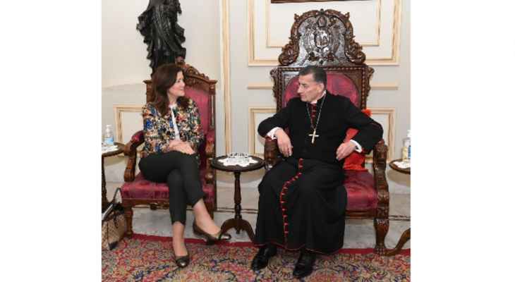 الراعي إستقبل شيا وتشديد على إجراء الانتخابات النيابية والرئاسية بمواعيدها الدستورية