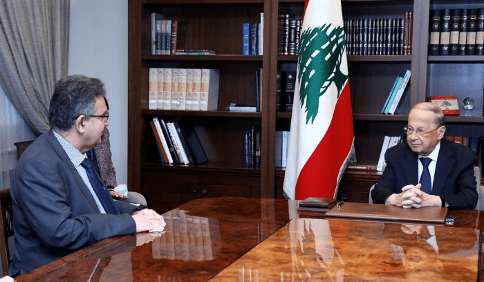 الرئيس عون استقبل وفدا من شركة "الفاريز ومارسال"