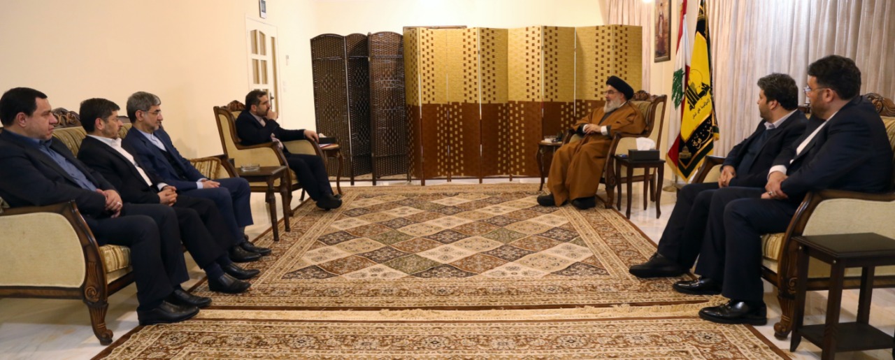 السيد نصر الله استقبل وزير الارشاد الايراني والوفد المرافق