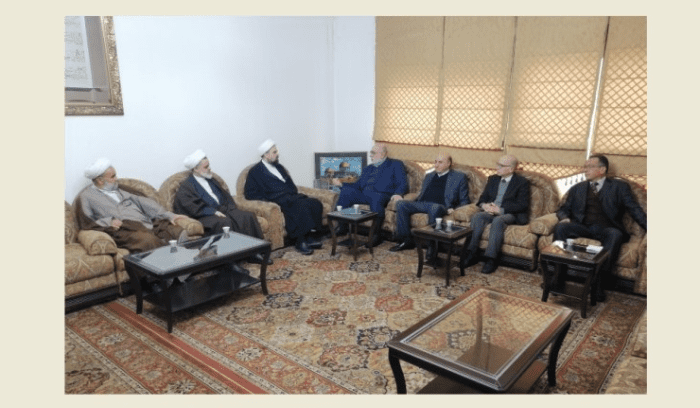 قبلان استقبل حمدان: المطلوب رجال دولة بحجم أزمة البلد والعالم