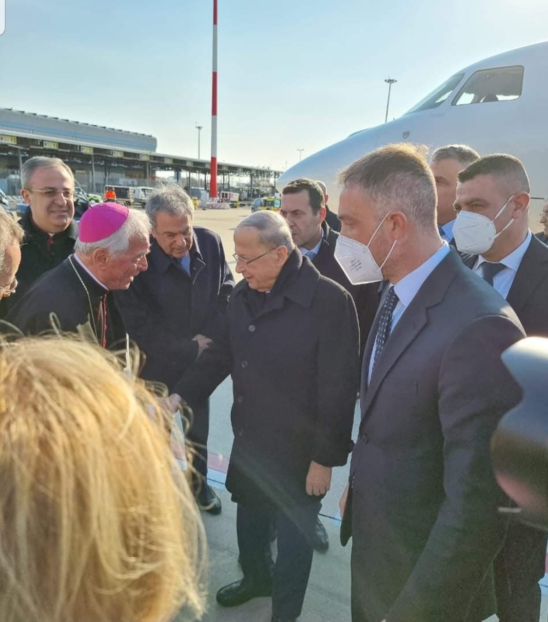 عون من روما: احمل الى قداسة البابا رسالة محبة