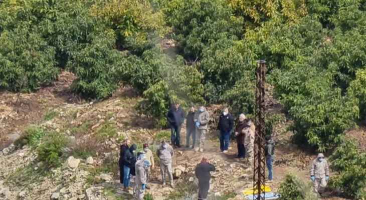 انتشال الجثث الأربعة لضحايا الجريمة التي حصلت في بلدة أنصار الجنوبية