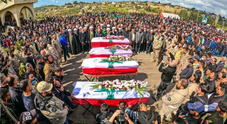 أنصار شيّعت ضحايا "المجزرة المروعة" إلى مثواهنّ الأخير