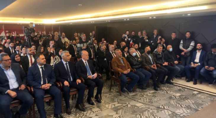 ريفي أطلق ماكينته الانتخابية: من يراهنون على وضع يدهم على مناطقنا واهمون والمقاطعة تخدم مشروع إيران وحزب الله