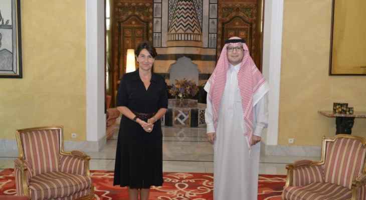 البخاري بعد لقائه آن غريو: تطرّقنا لآلية تنفيذ الشراكة المالية لدعم العمل الإنساني وتحقيق الاستقرار في لبنان