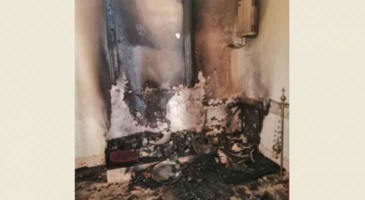 اندلاع حريق في كنيسة مار جاورجيوس في برج الملوك والاضرار مادية