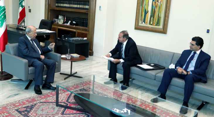 وزير المهجرين التقى عون: الخطة اللبنانية تقوم على إعادة 15 الف نازح شهريا