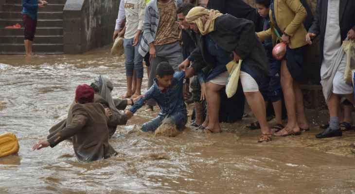 مقتل 13 شخصا جراء سيول وصواعق رعدية في شمال اليمن