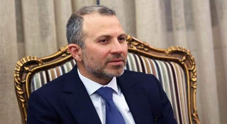 باسيل: ميقاتي ومن يدعمه فهموا أن حكومته الحالية لن تحكم و"رح نعمل مشكل كبير بالبلد"