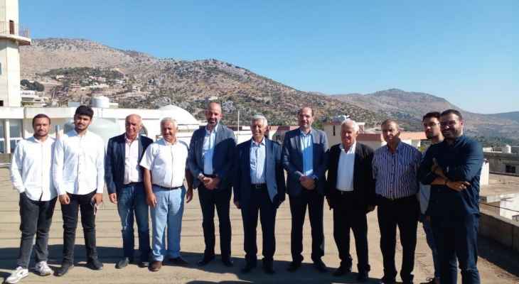 مراد خلال جولة في حاصبيا والعرقوب: نتمسك بكامل حقوقنا البحرية في المنطقة الاقتصادية الخالصة