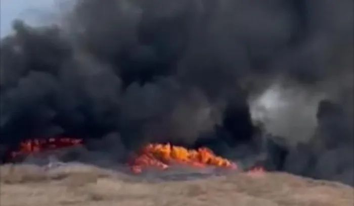 حريق في مكب نفايات في طرابلس