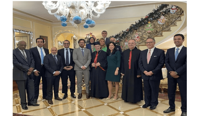 الراعي التقى سفراء عربا في روما