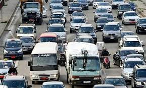 حركة مرور كثيفة على هذه الطرقات !!