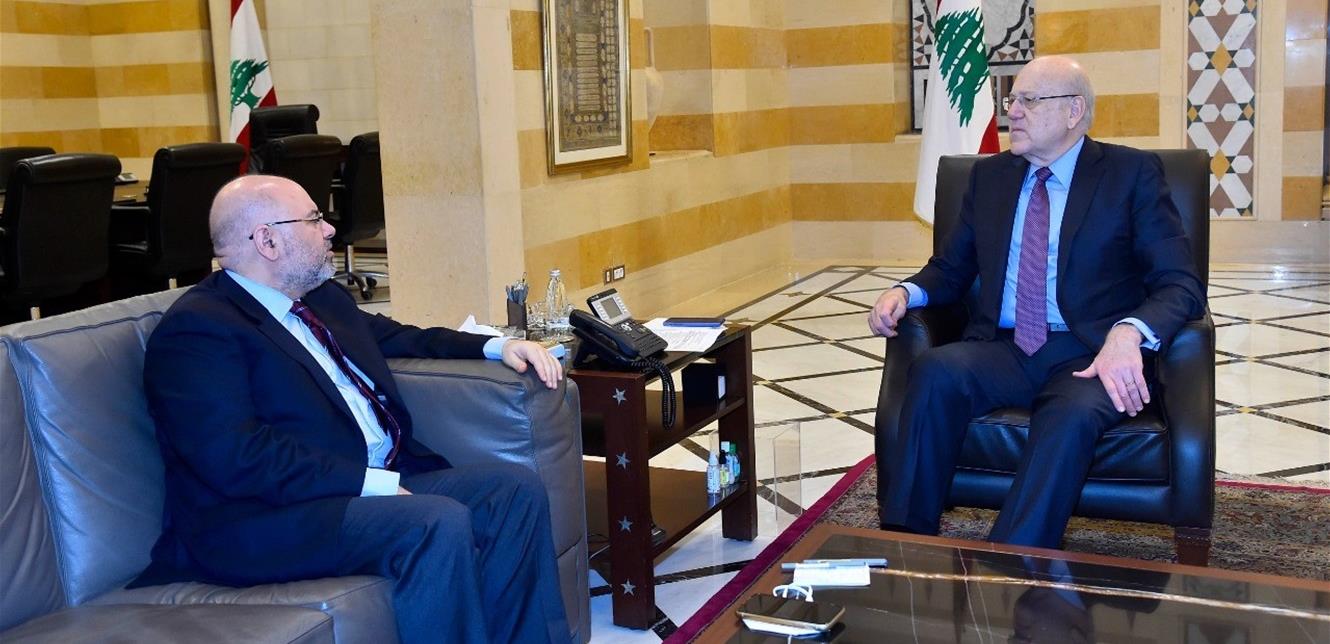 ميقاتي يبحث مع وزير الصحة في عدة مواضيع
