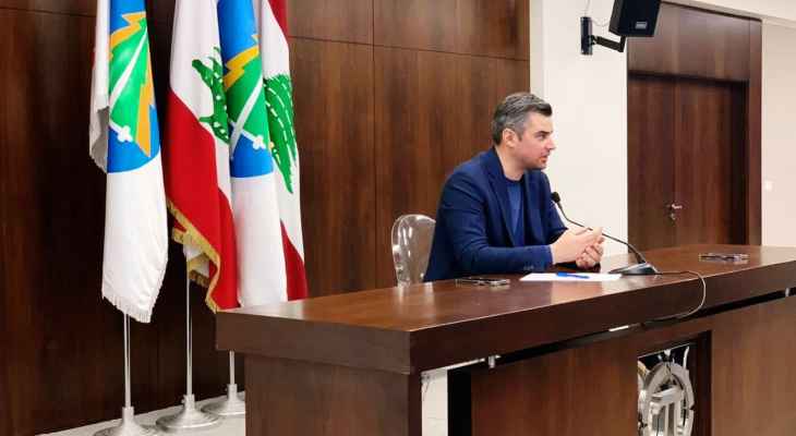 طوني فرنجيه: التناحر والاقتتال يؤديان إلى شلل سياسي ومؤسساتي اما الانفتاح والتواصل فإلى الانماء والازدهار