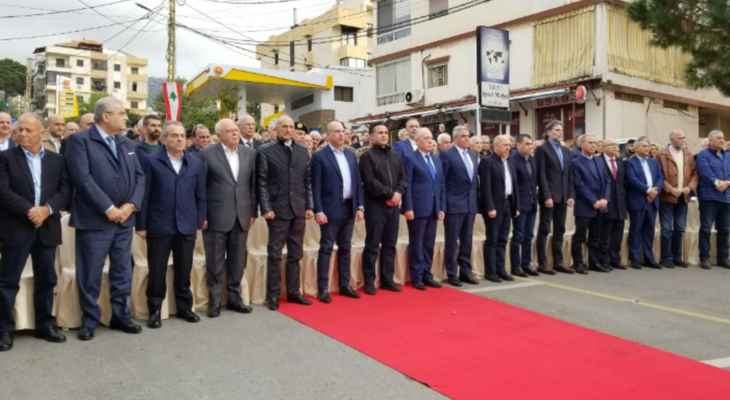 حمية خلال إطلاق مشروع تأهيل طريق عام كفرشيما: أولويتنا صيانة الطرق الموجودة لا إنشاء طرق جديدة