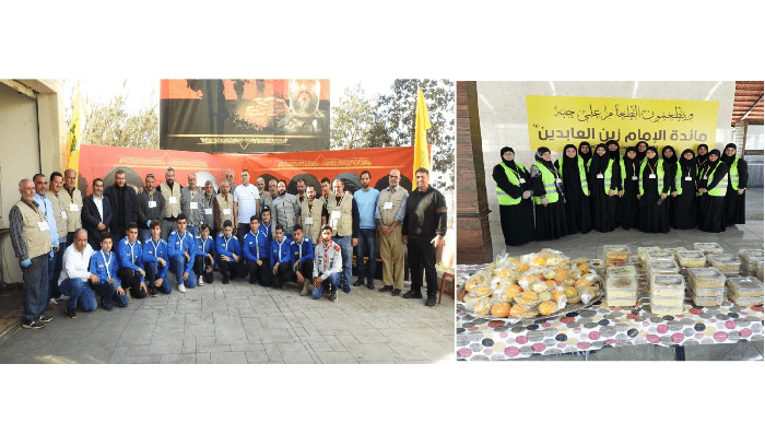 حزب الله يواصل العمل بمشروع مائدة الإمام زين العابدين الرمضانية في صيدا