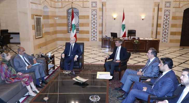 فياض بحث مع ميقاتي في ملف الكهرباء في المخيمات الفلسطينية واماكن تجمع النازحين السوريين