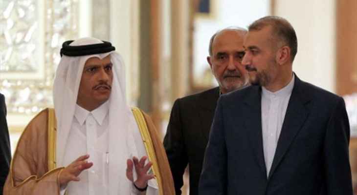 عبد اللهيان يصل إلى الدوحة لبحث قضايا إقليمية ودولية
