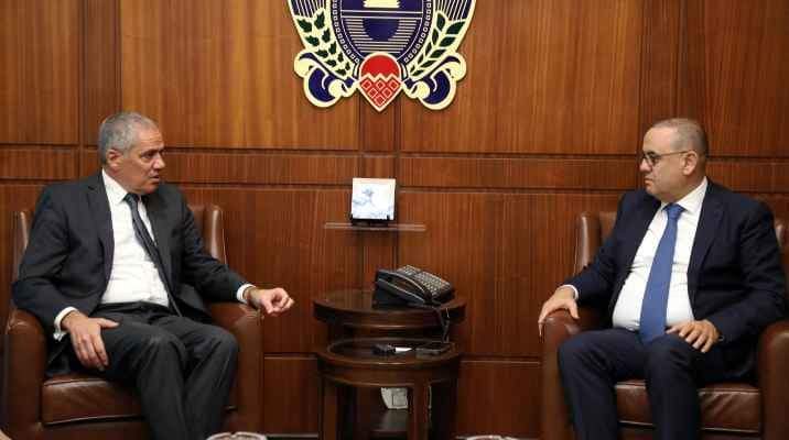 البيسري بحث مع طراف بقضية النازحين السوريين والتعاون بين الأمن العام والاتحاد الأوروبي