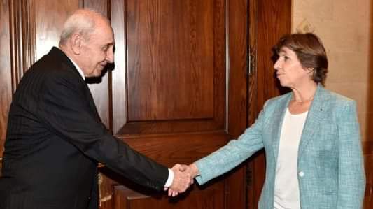بري التقى وزيرة الخارجية الفرنسية.