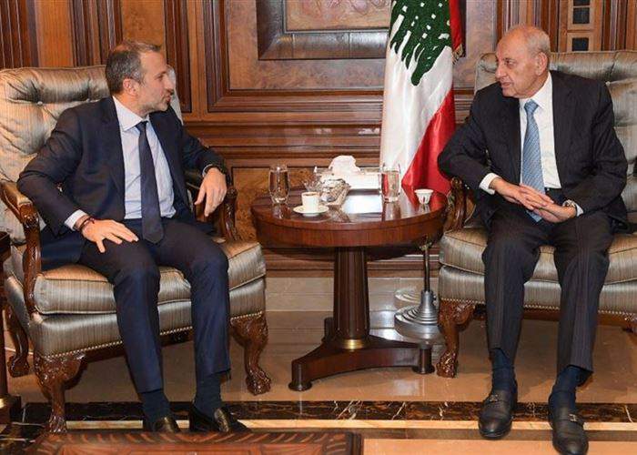 باسيل بعد لقائه بري: تفاهم على مجمل الأمور والموضوع الأكثر الحاحاً هو الانتظام الداخلي