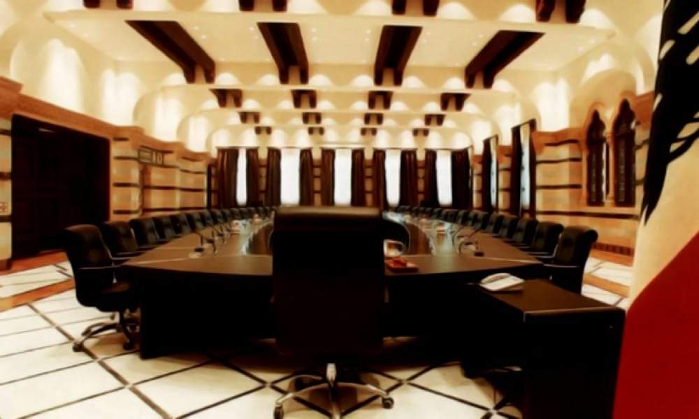 ميقاتي عقد إجتماع عمل مع الوزراء في السراي الحكومي