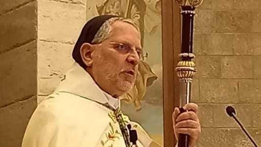 المطران عون: للعمل من أجل السلام العادل لا الظالم.