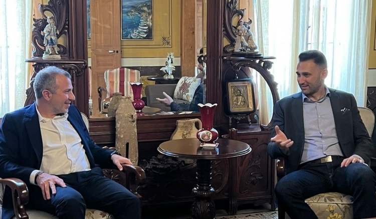 باسيل استقبل تيمور جنبلاط في البترون