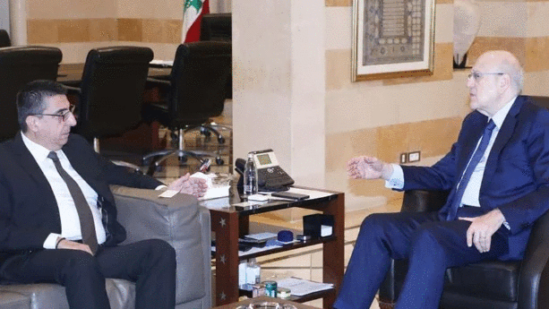 ميقاتي بحث ووزير الشؤون في قرض برنامج “أمان”