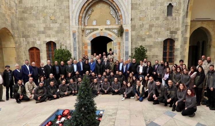لقاء احتفالي في قصر بيت الدين لمحمية أرز الشوف بمناسبة الأعياد