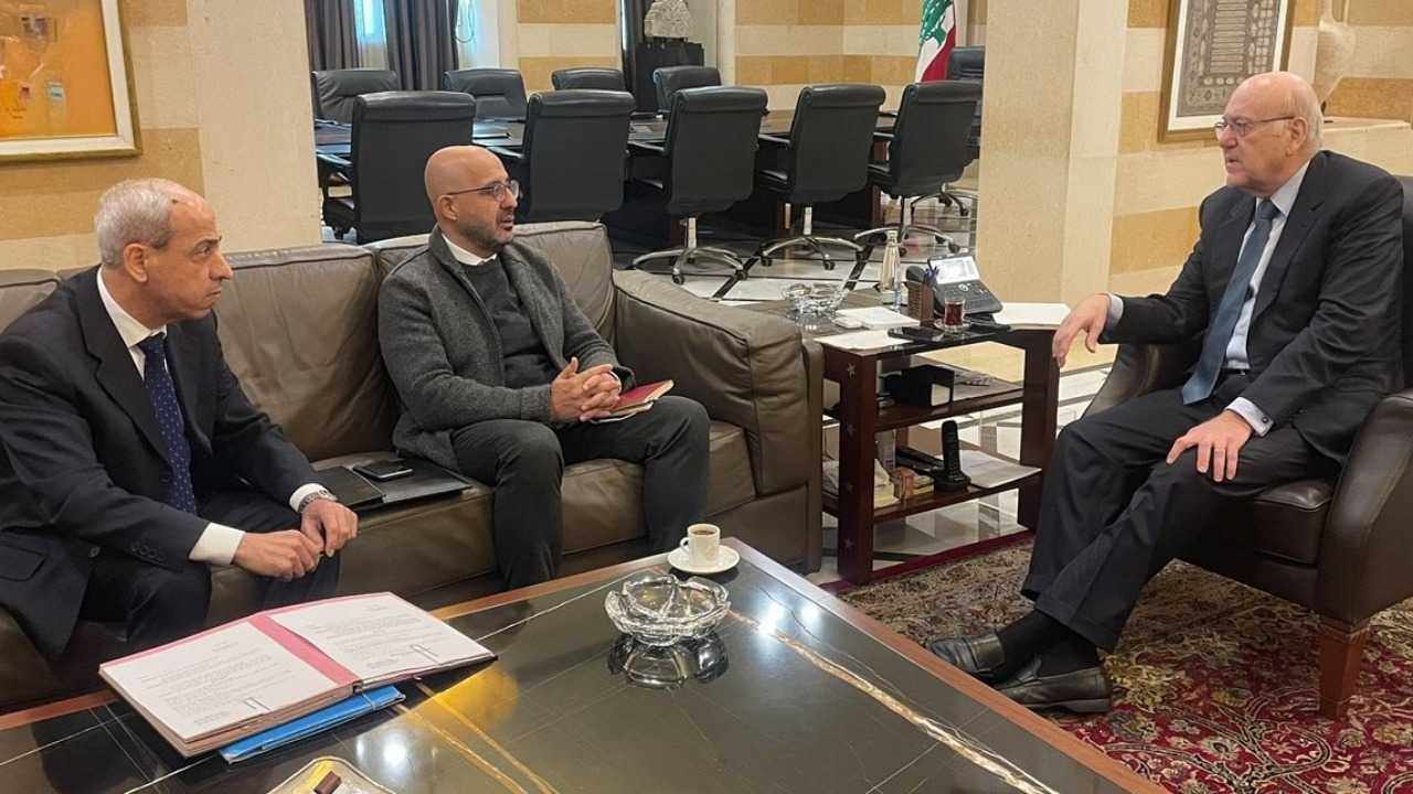 ميقاتي يعرض  ياسين واللواء خير نتائج المسح الأولي لأضرار العاصفة ويصدر توصيات أمنية وقضائية